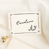 Carte d'emplacement à main lunaire