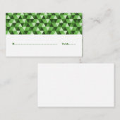 Carte d'emplacement des triangles géométriques ver (Devant / Derrière)