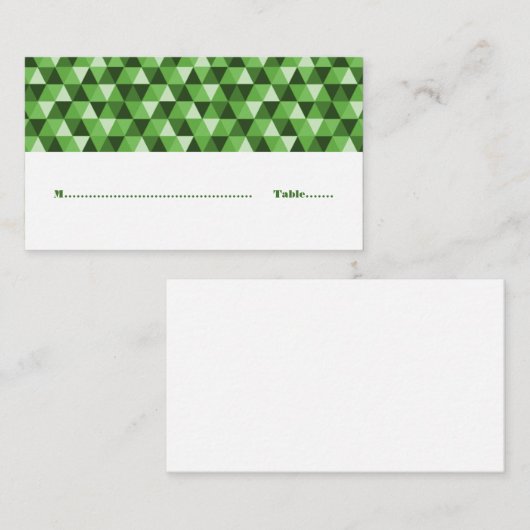 Carte d'emplacement des triangles géométriques ver (Devant / Derrière)