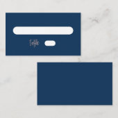 Carte d'emplacement plat pour Mariage de la Marine (Devant / Derrière)