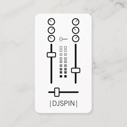 Carte d'emploi DJ (Devant)