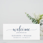 Carte d'en-tête du Mariage de bienvenue du script (Debout devant)