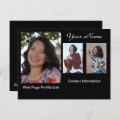 Carte d'en-tête du modèle (Devant / Derrière)