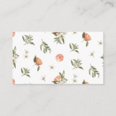 Carte d'encart de Cutie Orange (Dos)