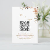 Carte d'encart simple minimaliste (Debout devant)