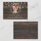 Carte d'enceinte à feuillards fox mignon (Devant / Derrière)