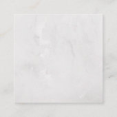 Carte d'enceinte à papillon floral Aquarelle (Dos)