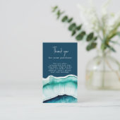 Carte d'enceinte d'entretien à agneau bleu (Debout devant)