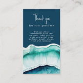 Carte d'enceinte d'entretien à agneau bleu (Devant)