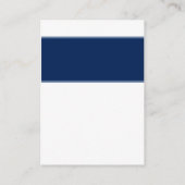 Carte d'enceinte marine et blanche Snowflakes (Dos)