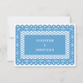 CARTE D'ENCOMBREMENT DE PICADO EN PÂLE BLEU MEXICA (Dos)