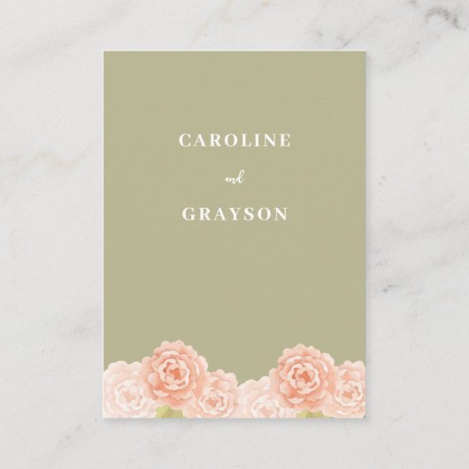 CARTE D'ENCOMBREMENT DES FLEURS DE COULEUR D'EAU (Dos)