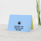 carte d'encouragement (Dos)