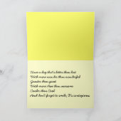 carte d'encouragement (Intérieur)