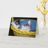 carte d'encouragement (Fleur jaune)