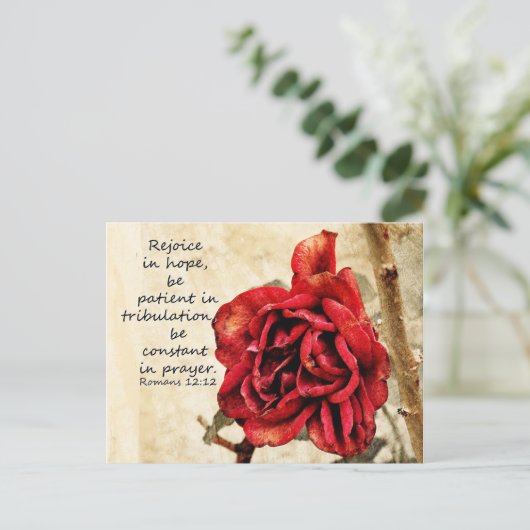 Carte d'encouragement (Debout devant)