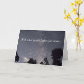 Carte d'encouragement (Fleur jaune)