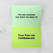 Carte d'encouragement (Intérieur)