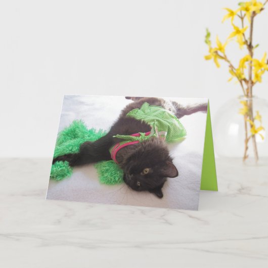 Carte d'encouragement (Fleur jaune)