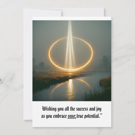 Carte d'encouragement (Dos)