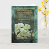 Carte d'encouragement (Fleur jaune)