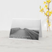 Carte d'encouragement (Fleur jaune)