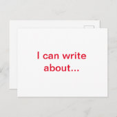 Carte d'encouragement (Devant / Derrière)