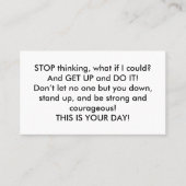 CARTE d'encouragement ! (Devant)