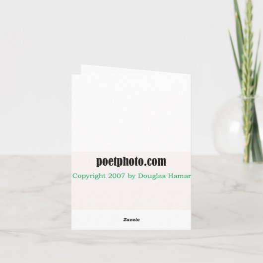 Carte d'encouragement (Dos)