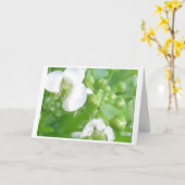 carte d'encouragement (Fleur jaune)