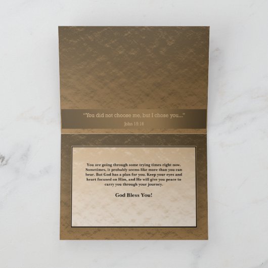 Carte d'encouragement (Intérieur)