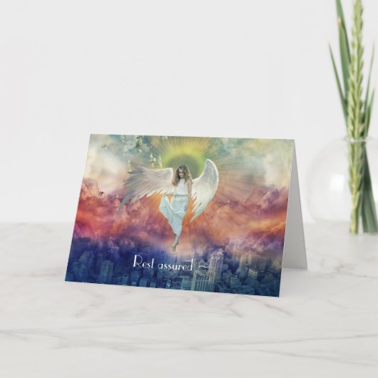 CARTE D'ENCOURAGEMENT ANGEL (Devant)