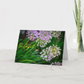 Carte d'encouragement Bee Joyful (Devant)