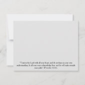 Carte d'encouragement Cote Bible Verse (Dos)