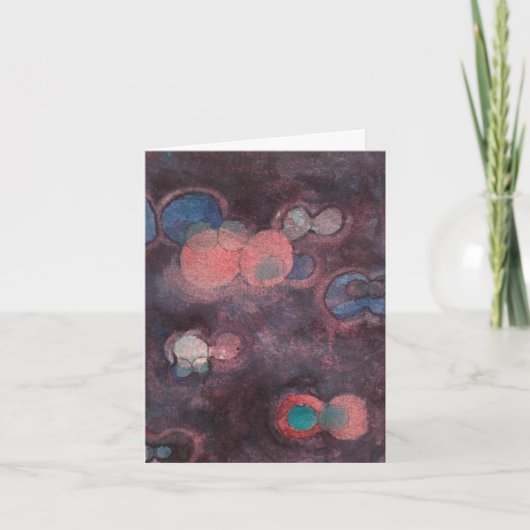 Carte d'encouragement de "affirmation" (Devant)