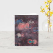 Carte d'encouragement de "affirmation" (Fleur jaune)