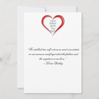 Carte d'encouragement de narcissisme