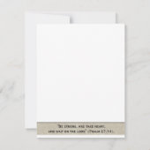 Carte d'encouragement de versets de la Bible Océan (Dos)