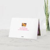 Carte d'encouragement du meilleur ami Cancer Chemo (Dos)