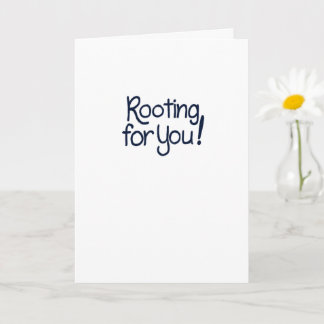 Carte d'encouragement écrite à la main « Je suis d