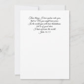 Carte d'encouragement et de foi (Dos)