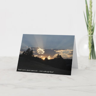 Carte d'encouragement et de soutien pour toute occ