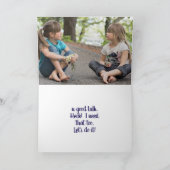 CARTE D'ENCOURAGEMENT FILLE-FILLE (Intérieur)