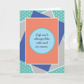 Carte d'encouragement humoristique légère (Devant)