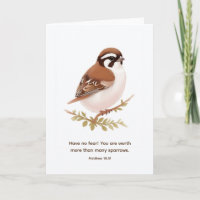 Carte d'encouragement JW | Carte de voeux JW pliée