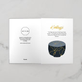 Carte d'encouragement Kintsugi Golden Joinery (Mise à l'extérieur)