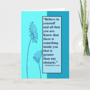 Carte d'encouragement / Motivation