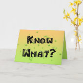 Carte d'encouragement pour enfants (Fleur jaune)