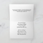 Carte d'encouragement pour la fin de la chimiothér (Intérieur)