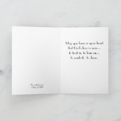 Carte d'encouragement "Pour vous encourager" (Intérieur)